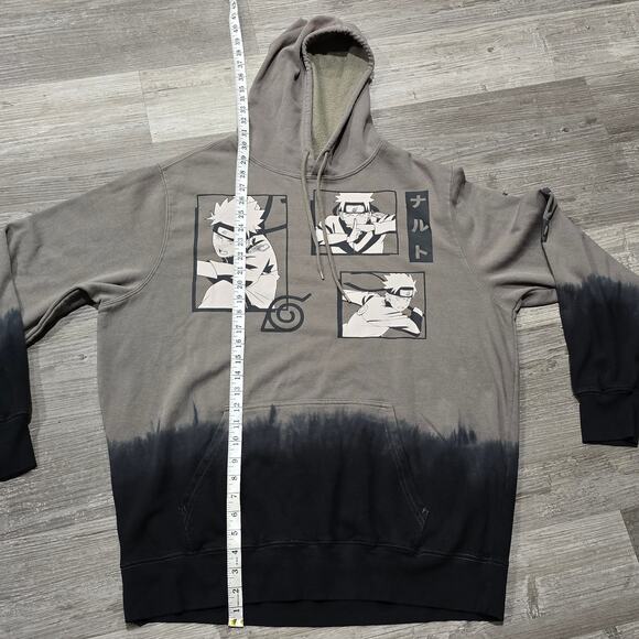 Vintage Naruto Shippuden Collection Masashi Kangaroo Hoodie Sweater Sweatshirt - Picture 8 of 9